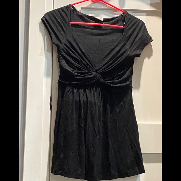 Black wrap top - Picture 3 of 4